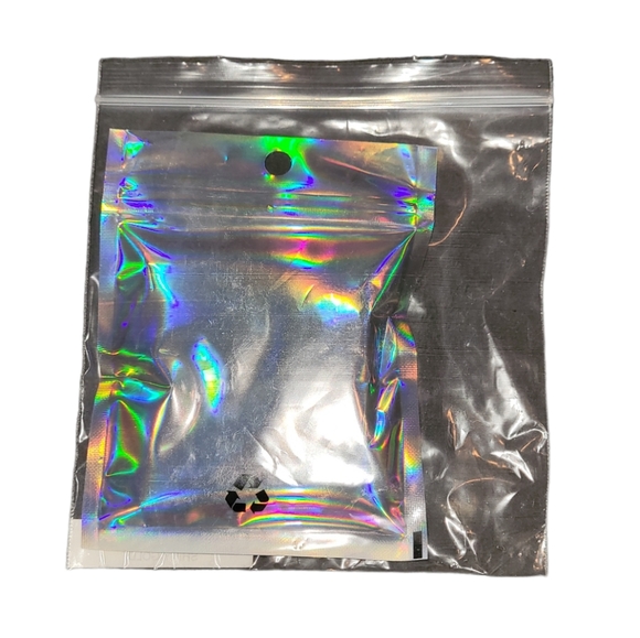 Stella and Ruby square crystal drop huggie - Picture 3 of 6